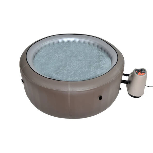 Grand Rapids Inflatable (2024) 110-Jet, 3-Speed, 4-Person-Hot Tub with LED Light